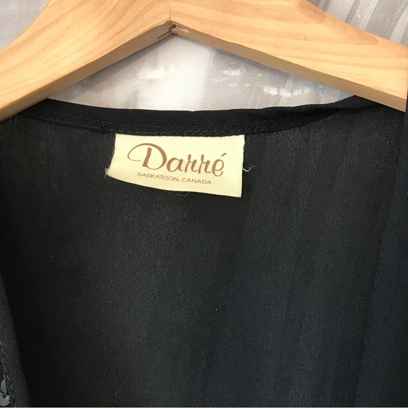 VINTAGE 80’s | Black Sequinned Holiday Party Cocktail Dress EUC Size Medium - Picture 8 of 17